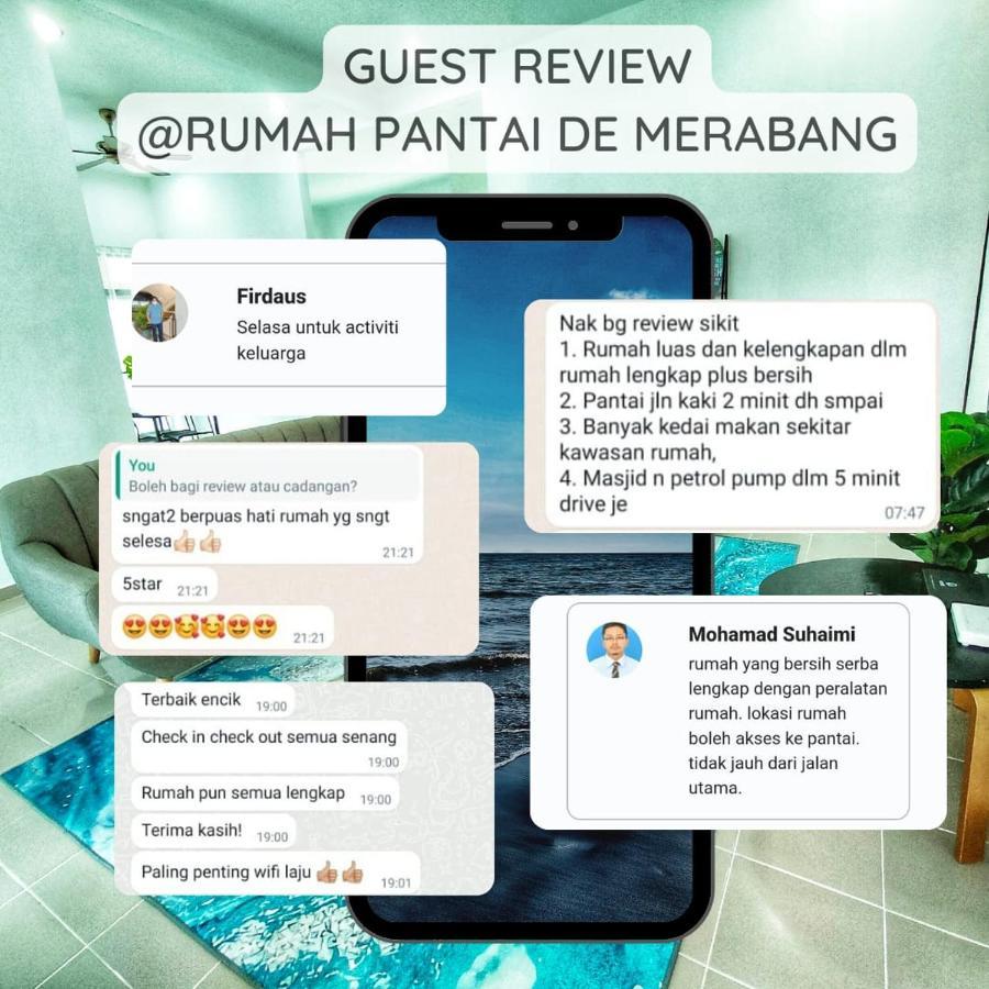 Rumah Pantai de Merabang  Bachok Bagian luar foto